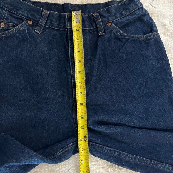 Vintage Levi’s Orange Tab Men’s 31x33 Dark Wash Denim Jeans Straight Made In USA - Picture 11 of 12